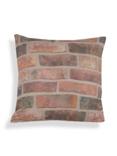 Photo Real Brick Pillow by THRO by Marlo Lorenz