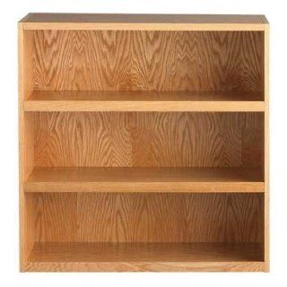 Diversified Woodcrafts 446 3616 UV Finish Oak Wood Chemical Bookcase, 36" Width x 48" Height x 16" Depth