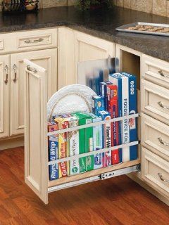 Rev A Shelf RS447.BC.8C 8 in. Pullout Tray Divider   Cabinet Organizers
