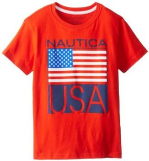 Nautica Boys 8 20 USA Tee Clothing