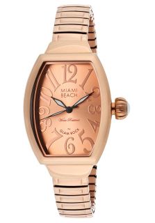 Glam Rock MBD27098  Watches,Womens Miami Beach Art Deco Rose Gold Tone Dial Rose Gold Tone IP SS, Casual Glam Rock Quartz Watches