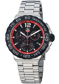 Tag Heuer CAU1116.BA0858  Watches,Mens Formula 1 Chronograph Black Dial Stainless Steel, Chronograph Tag Heuer Quartz Watches