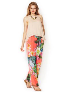 High Rise Printed Wide Leg Pant by Isabel Lu