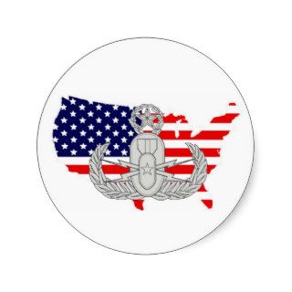 American Country w/EOD Badge Stickers
