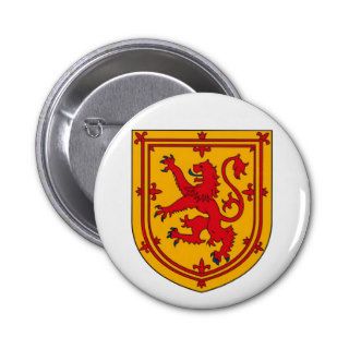 Scotland Lion Rampant Shield Buttons