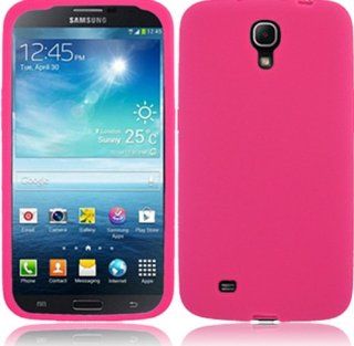 For Samsung Galaxy Mega 6.3 I527 Silicone Jelly Skin Cover Case Hot Pink Accessory Cell Phones & Accessories