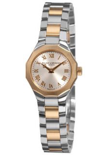 Baume & Mercier 8762  Watches,Womens Riviera Silver Dial Two Tone, Luxury Baume & Mercier Quartz Watches