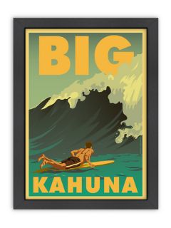 Big Kahuna by Diego Patino (Framed) by Americanflat