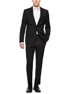 Mabry Pinstripe Suit by Calvin Klein White Label