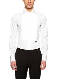 Pleated Tuxedo Shirt by DSquared2