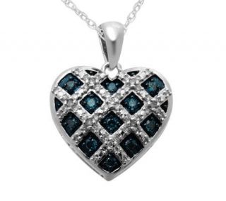 Affinity Diamond 1/3 ct tw Diamond Heart Pendant, Sterling —