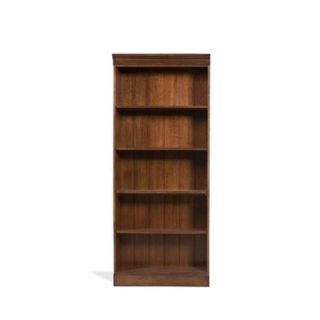 Riverside Furniture Cantata Tall Bookcase in Burnished Cherry