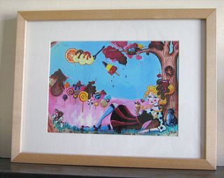 'i dream of ice cream' limited edition print by vickysworld