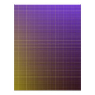Purple to Gold Pattern Background Flyers