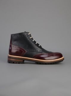 Dsquared2 Contrast Brogue Detail Boot   Parisi