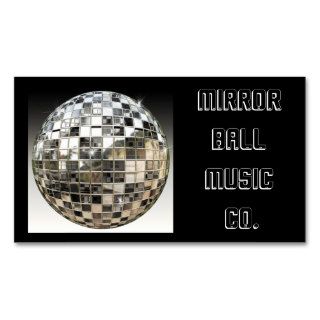 Mirror Ball Music Business Card