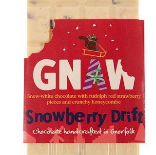 snowberry drift white chocolate bar by lisa angel homeware and gifts