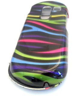 Samsung R455c Straight Talk Unique Zebra Rainbow HARD Design Case Skin Cover Protector Cell Phones & Accessories