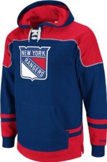 NHL Youth New York Rangers Power Play Hoodie   R58Nhqmm (True Navy, Medium)  Sports Fan Sweatshirts  Clothing