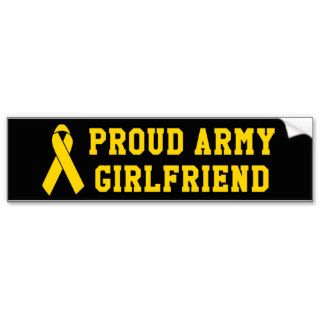 Proud Army Girlfriend Bumper Sticker