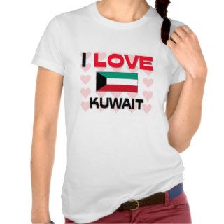I Love Kuwait T Shirts