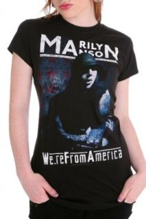 Marilyn Manson America Tee Size  Small Music Fan Sweatshirts Clothing