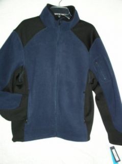 Tek Gear Bonded Fleece Jacket, Size Small, Navy Seal at  Mens Clothing store Fleece Outerwear Jackets