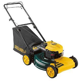 Yard Man 12A 446M001 21 Inch 190cc Briggs & Stratton Ready Start Gas Powered Bagging/Mulching Front Wheel Drive Self Propelled Lawn Mower (Discontinued by Manufacturer)  Walk Behind Lawn Mowers  Patio, Lawn & Garden