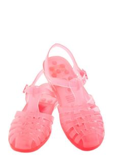 BC Footwear Totally Jelly Sandal in Bright Pink  Mod Retro Vintage Sandals