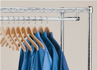InterMETRO 48 Inch Clothes Hanger Tube Brackets   Closet Storage And Organization Systems