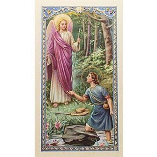 Oración a San Rafael (St. Raphael)   Spanish Prayer Card  Greeting Cards 