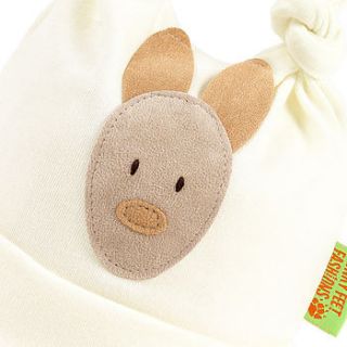 bunny baby hat by funky feet fashions