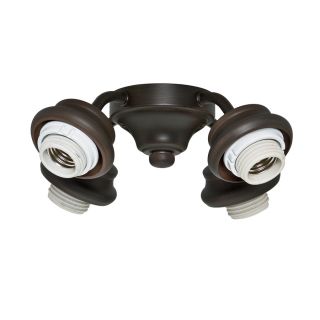 Casablanca 4 Light Brushed Cocoa Ceiling Fan Light Kit with Glass Not Included Glass or Shade