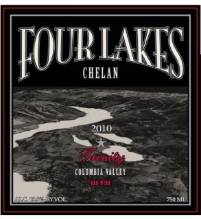 2010 Four Lakes Chelan Winery Estate Grown Trinity Red Blend 750 mL Wine