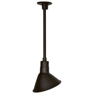 Angled Sign Light with Shade — 10in. Dia.  Outdoor Lighting