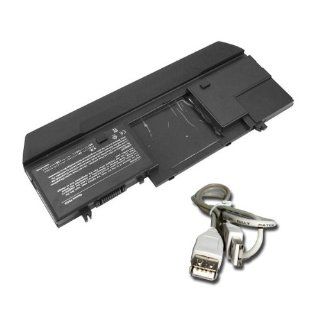 Battery for Dell Latitude D420 Latitude D430 Laptop Battery Replacement 312 0443 312 0445 451 10365 451 10367 312 0444 W/ 3Ft USB2.0 AM/AF Extend Cable Computers & Accessories