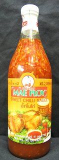 Sweet Chili Sauce Mae Ploy 12 Oz  Wing Sauces  Grocery & Gourmet Food