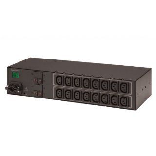 CW 16H2A452 1 Server Technology 16 Outlet Master In Rack Switched Horizontal PDU, 208V, 20A, Locking 6 20 Cord