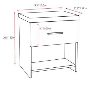 dCOR design Willow Captains Storage Platform 3 Piece Bedroom