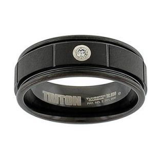 accent black tungsten wedding band $ 349 00 ring size select one 4 0 4