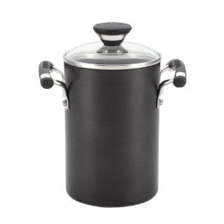 Circulon Acclaim Hard Anodized Nonstick 3 1/2 Quart Covered Asparagus Pot with Steamer Basket Kitchen & Dining