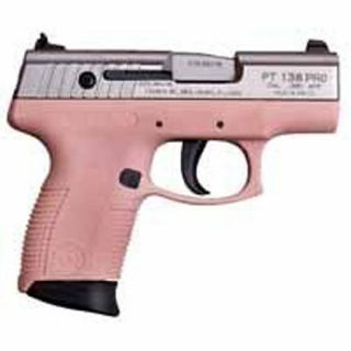 Taurus Millennium Pro Stainless Pistol .380 ACP With Pink Grip GM421263