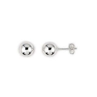 Ball Stud Earrings Size 6mm Jewelry