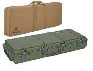 Pelican Storm Cases IM3200 Case, OD Green w/Coyote Tan FieldPak Soft 472PWCDW3200ODCOY  Hard Rifle Cases  Sports & Outdoors