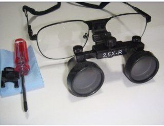 Dental Surgical 2.5x Loupe Working Distance 360 460mm(14.2" 18") Alloy Safety Goggle Health & Personal Care