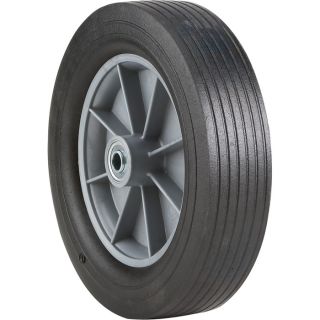 Martin Flat Free Solid Rubber Tire and Poly Wheel — 12 x 300 Tire, Model# ZP121RT-341  Flat Free Hand Truck Wheels