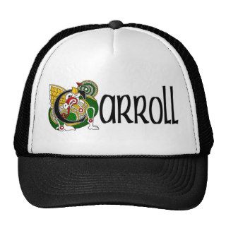 Carroll Celtic Dragon Cap Trucker Hats