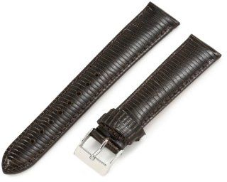 Artisan of Italy LZITPD400 0218MR Men's Dress Padded Lizard 18mm Brown Watch Strap at  Men's Watch store.