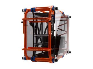 IN WIN D FRAME Orange Aluminum ATX Desktop Chassis (Limited Edition), Open Air design