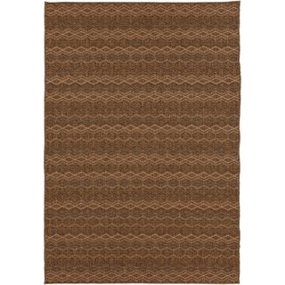 Izmit Meticulously Woven Brown Casual Solid Rug (5'3 x 7'6) 5x8   6x9 Rugs